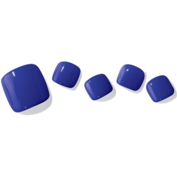 ohora Semi Cured Gel Pedicure Strips P Cobalt Blue folii autocolante pentru unghii pentru picioare